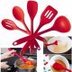 Zestaw silikonowych przyborów kuchennych -Komplet narzędzi kuchennych zestaw-5szt.- 3 kolory