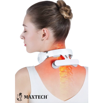 Masażer karku Elektrostymulator EMS Bezprzewodowy z grzaniem MAX-08