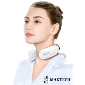 Masażer karku Elektrostymulator EMS Bezprzewodowy z grzaniem MAX-08