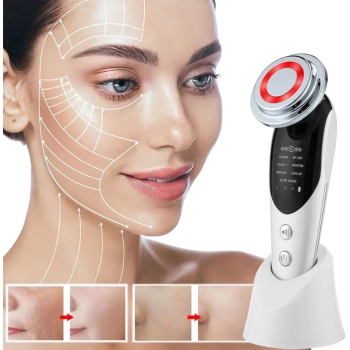 Masażer twarzy EMS - Mezoterapia bezigłowa Lifting 7w1 - MAX-8807