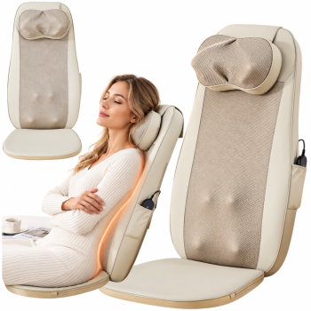 Mata masująca Swing Shiatsu z poduszką do masażu karku 2w1 MAX-N8