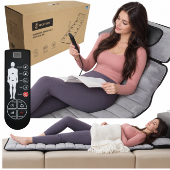 Mata masująca Materac masujący do masażu SHIATSU Wibracje Grzanie MAX-VN12