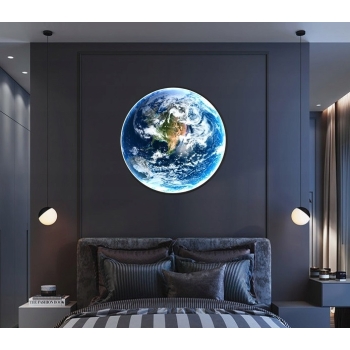 Plafon- Lampa LED Ziemia 3D  60cm