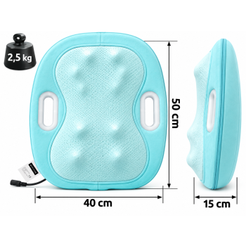 Poduszka masująca SHIATSU SWING Duża MAX-T1 green