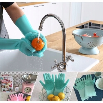 Rękawice silikonowe do mycia,czyszczenia,szorowania, myjka domowa