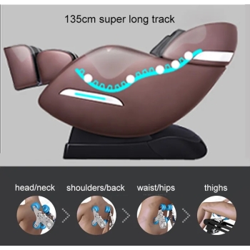 Fotel masujący S+L SHAPE ZERO GRAVITY BODY SCAN  Rozciąganie MAX-C3