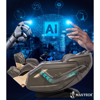 Fotel masujący AstraRelax SL 3D MAX-D7 szary