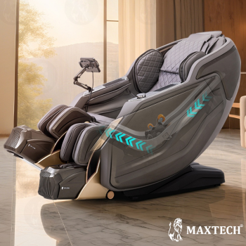 Fotel masujący AstraRelax SL 3D MAX-D7 szary