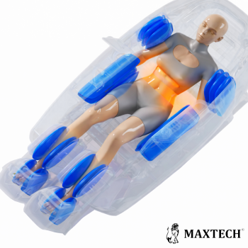 Fotel masujący Nowoczesny Shiatsu S/L 4D MAX-Aurora D9