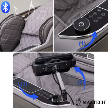 Fotel masujący Nowoczesny Shiatsu S/L 4D MAX-Aurora D9