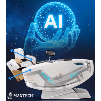 Fotel masujący Nowoczesny Shiatsu S/L 4D MAX-Aurora D9