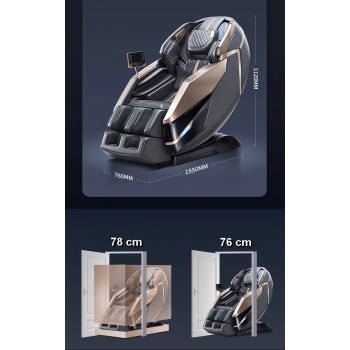 Fotel masujący Shiatsu system masażu typu S+L, Zero Gravity MAX-C50 WYSYŁKA GRATIS !!!