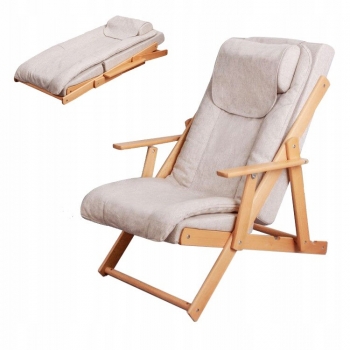 Leżak masujący - fotel ogrodowy z masażem SHIATSU  MAX-N10
